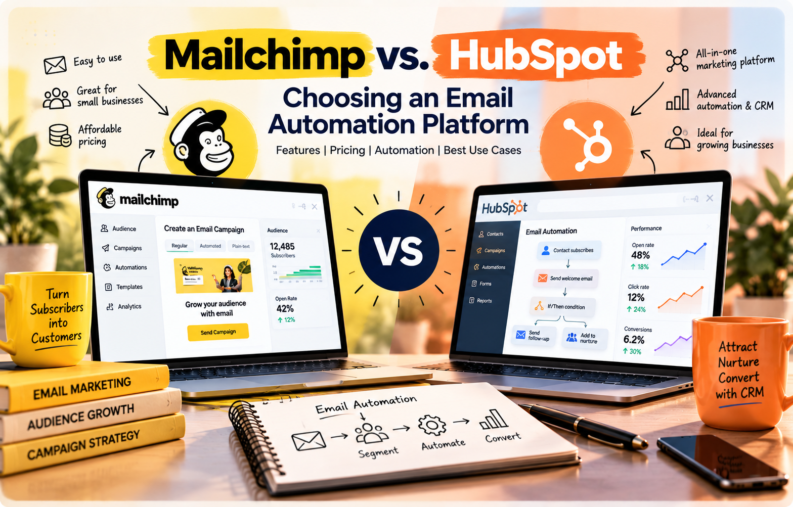mailchimp vs hubspot
